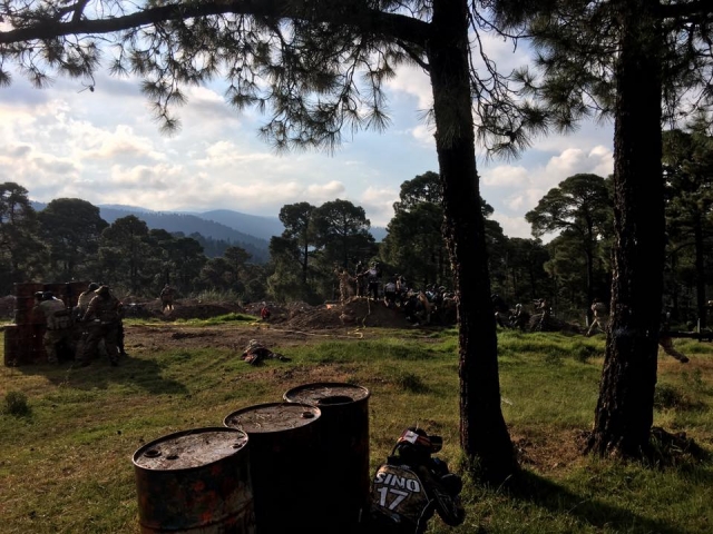  在 ajusco 中玩陷阱游戏 