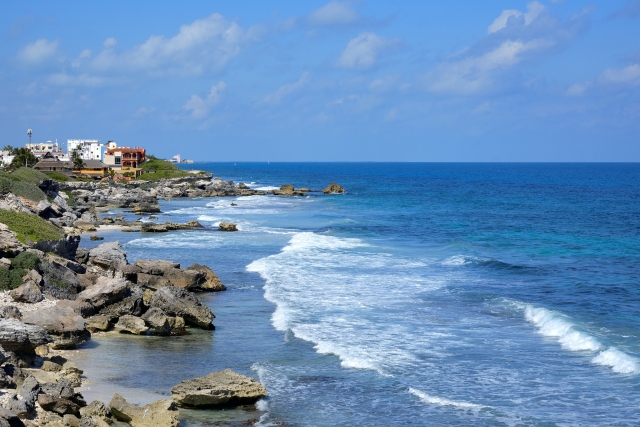Playas en la isla