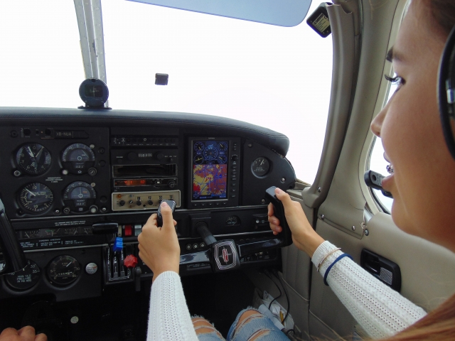 Control de la avioneta