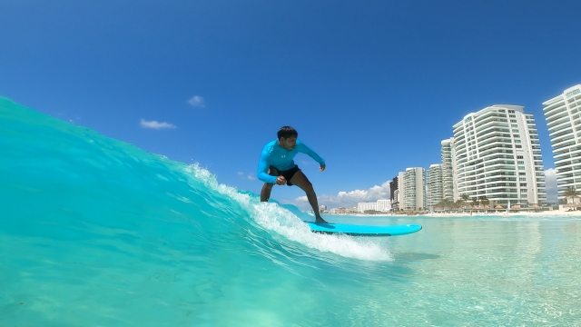  Taking the wave