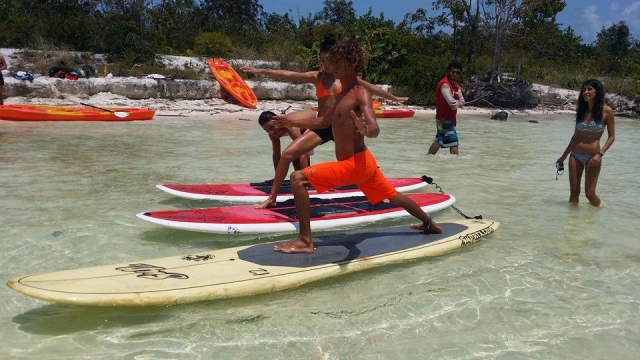 Surfing in Cancun 