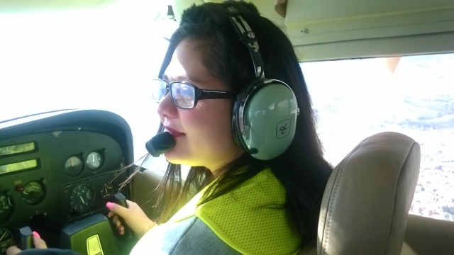  Listening to the pilot's explanations 