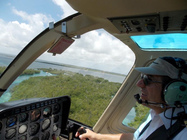 volando en el caribe