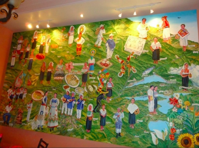  Wandgemälde in Huachichango 