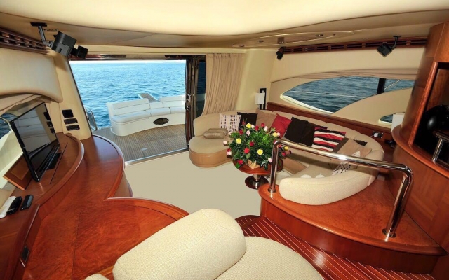 Innenraum der Yacht