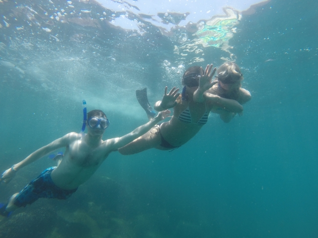 Snorkel en el mar