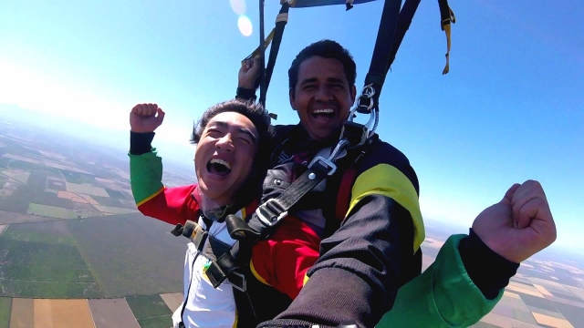 Salto tándem en Nuevo León