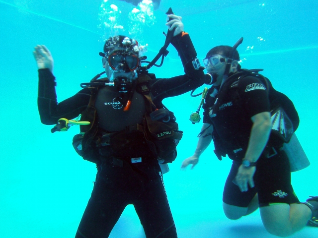  First dives 
