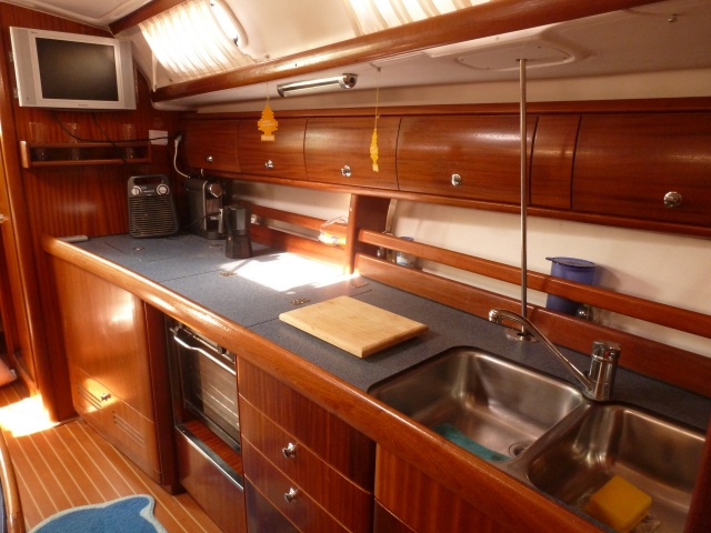  Cucina in barca a vela 