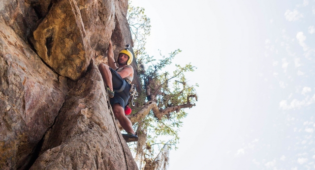  Climbing to the point
