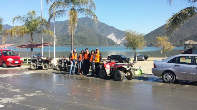 At the dam 