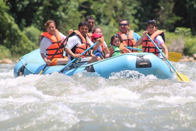 Rafting con amigos