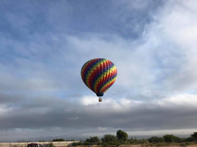  View to land in a balloon 