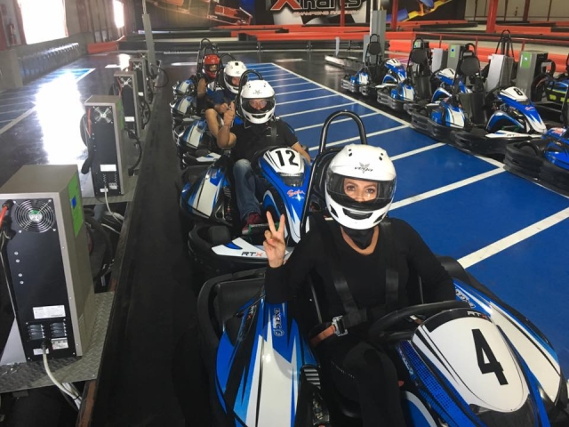  Warten auf grünes Licht für Go-Karts in Puebla 