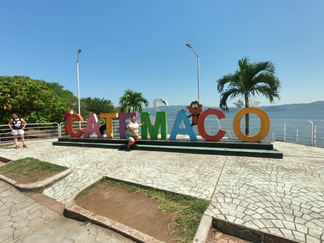 Visitando el pueblo