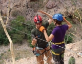 Zipline circuit and suspension bridge, Sonora