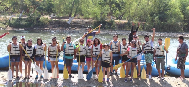 Attrezzatura per il rafting 