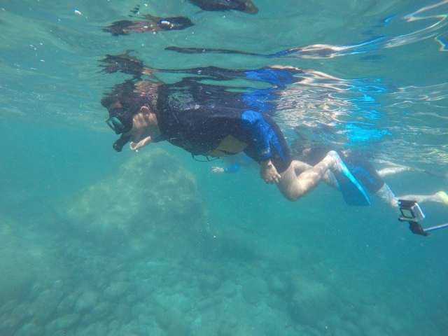 Snorkel en la paz