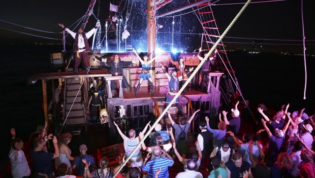  Spettacolo dei pirati a Puerto Vallarta 