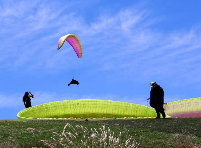  salita in parapendio 