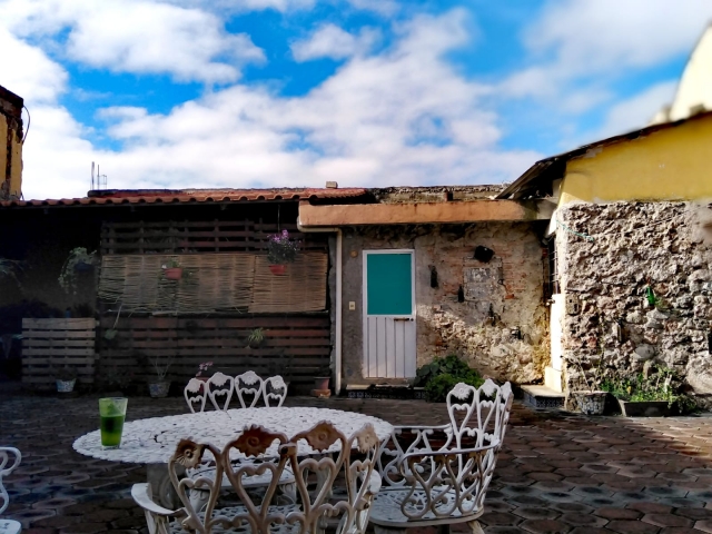  Hostel terrace 