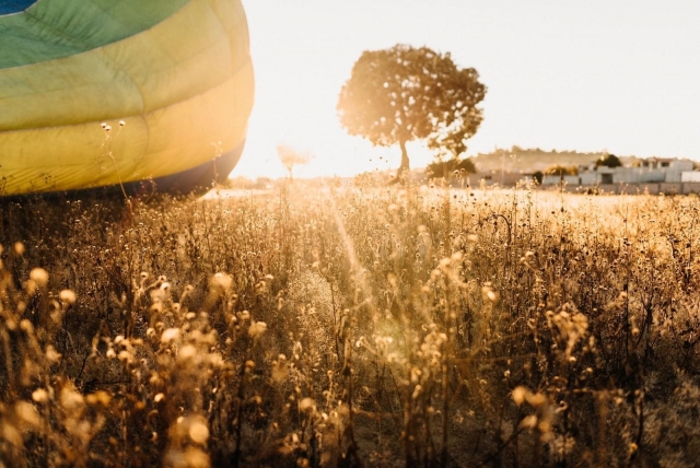  Lever de soleil en ballon