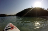 Paddleboard auf Paradise Island mit luxuriöser Unterkunft