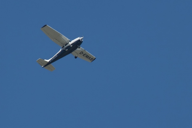 Flug mit dem Flugzeug 