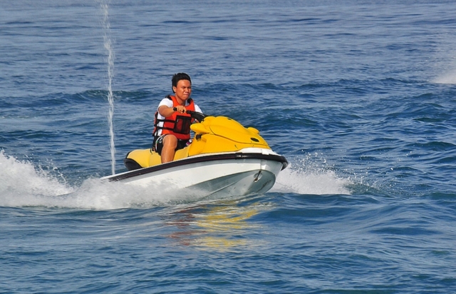  Accelerating on the jet ski 