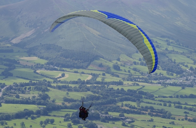 Vol en parapente 