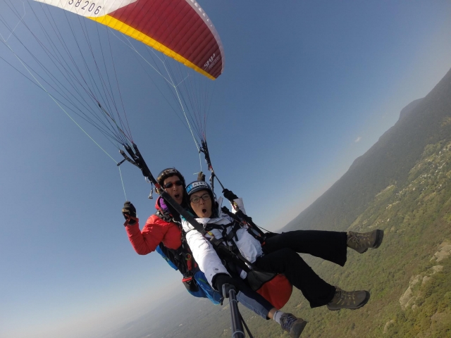 Vol en parapente tandem 