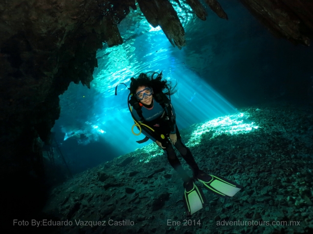 BUCEO EN CENOTE