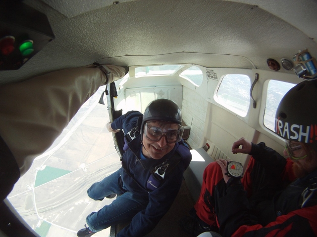 Before jumping 
