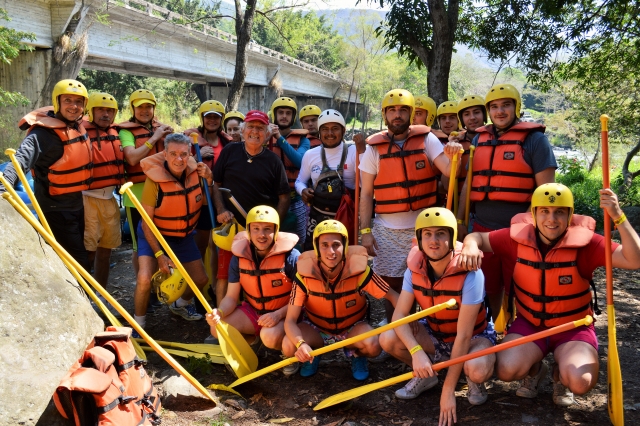 Foto con gli amici 