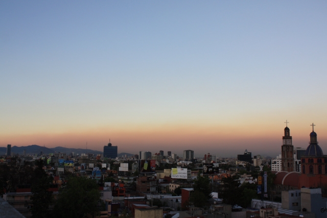 Atardecer en la ciudad