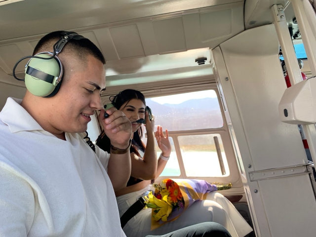 Comenzando el vuelo romántico