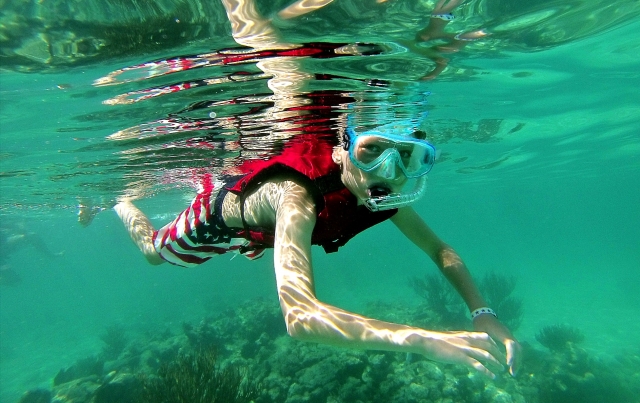  Snorkeling dans le cénote 