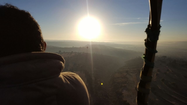 Amanecer en globo
