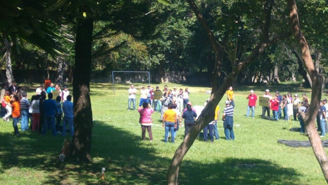 Play on the soccer field 