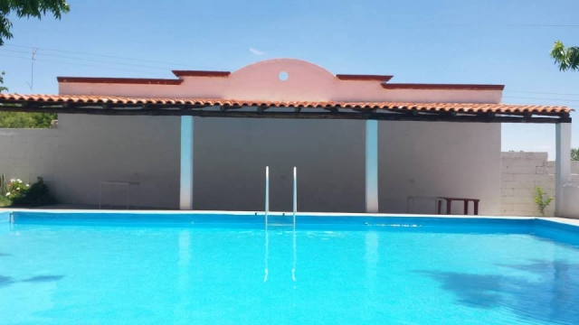  Our large pool 