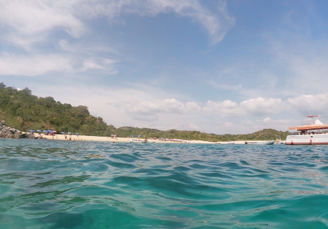Apreciando la playa