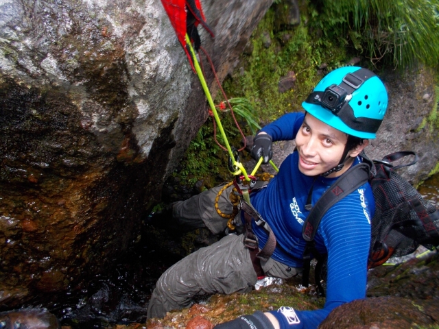 Abaixando o rappel 