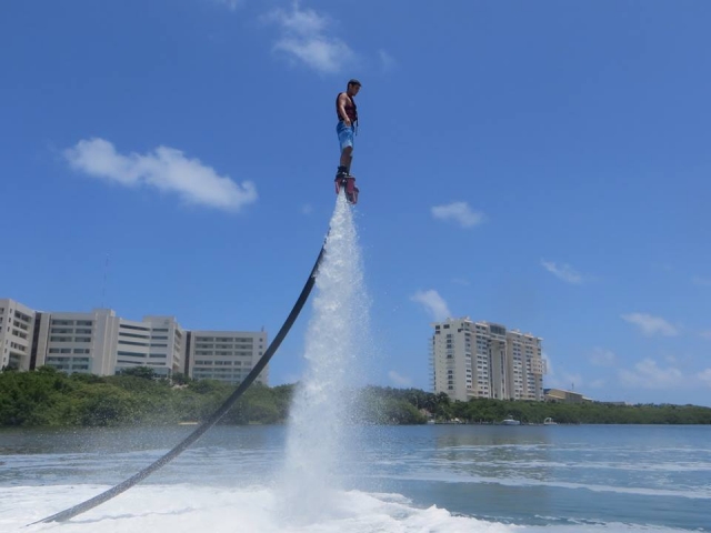  flying high.