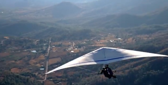  flying over Valle de Bravo. 