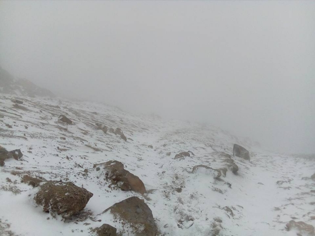 下山时的雪 