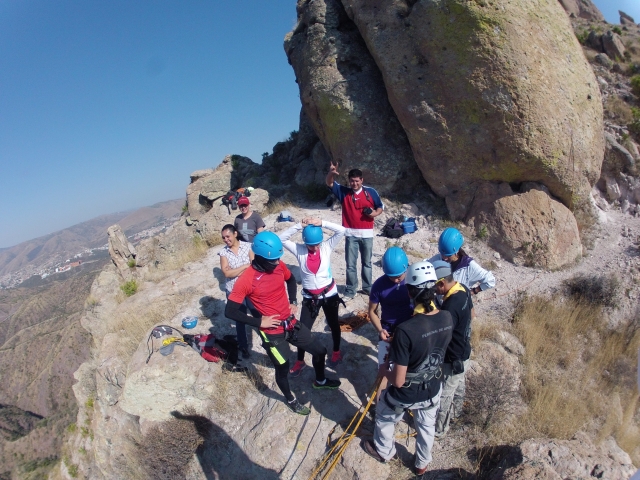 Rappel en Guanajuato con tus amigos