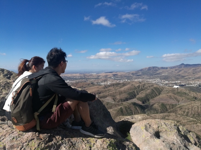 Observando los paisajes