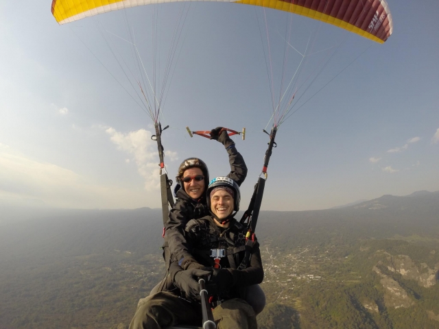  volo in parapendio 