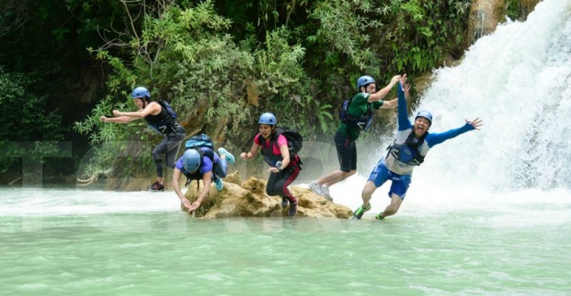 dopo il rafting. 