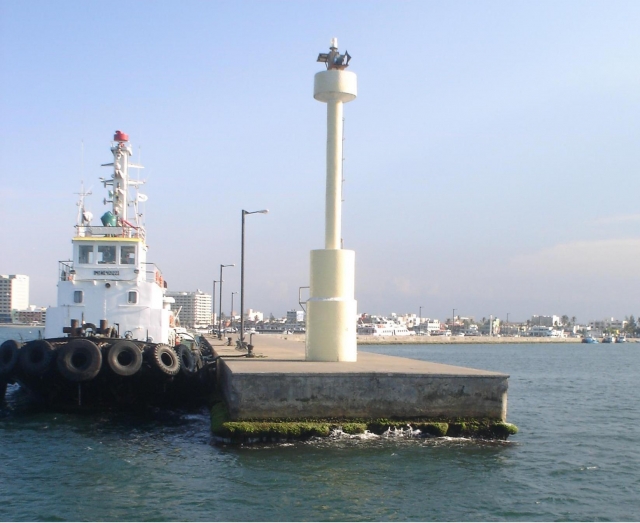 arriving at the port. 